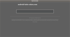 Desktop Screenshot of android-holo-colors.com
